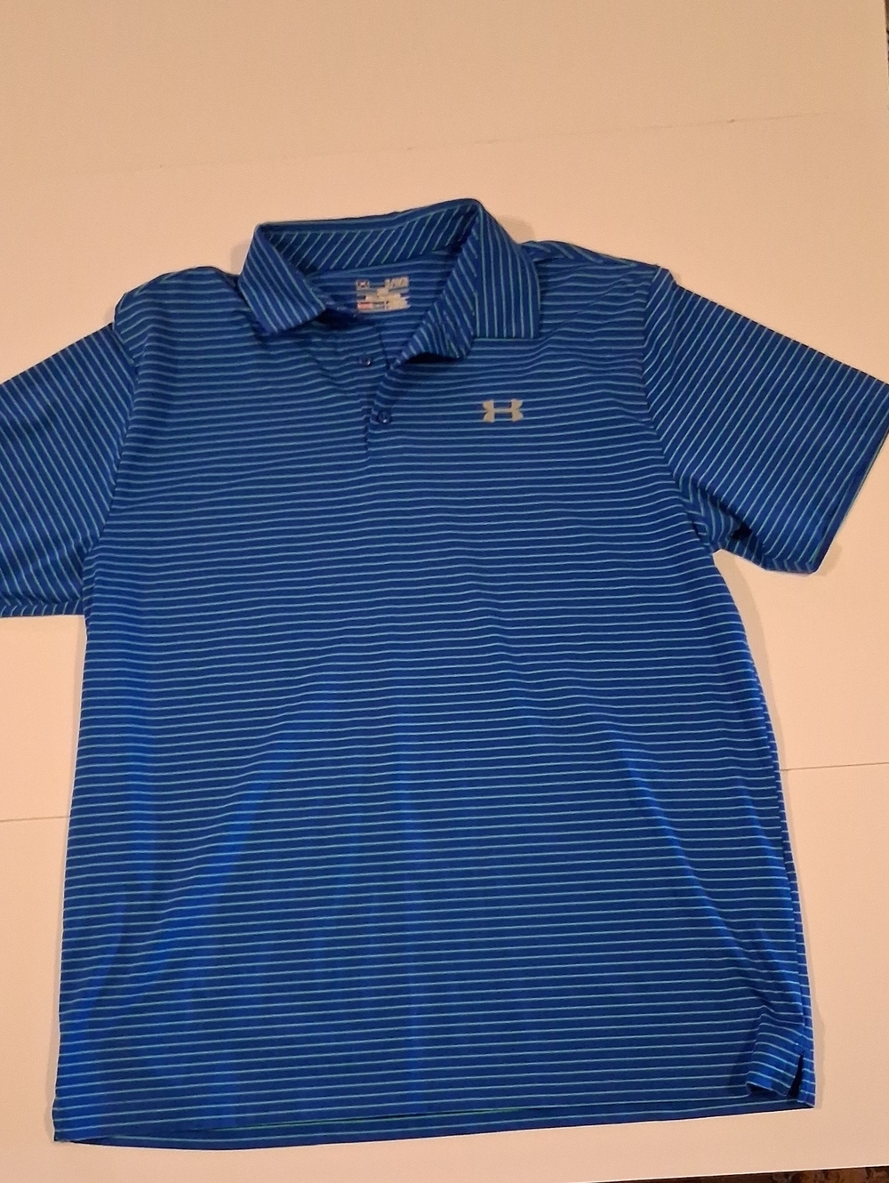 Under Armour Heat Gear XL Polo Blue